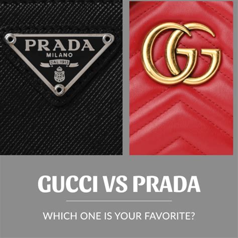 gucci and prada handbags|prada vs gucci history.